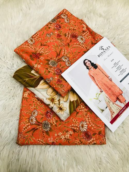 BONANZA SATRANGI LAWN 3PC