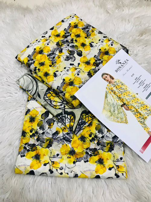 BONANZA SATRANGI LAWN 3PC